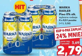 Kaufland Piwo warka radler mango z pomarańczą 0% oferta