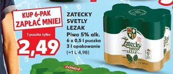 Kaufland Piwo zatecky svetly lezak oferta