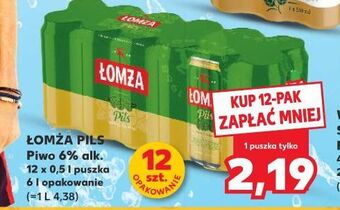 Kaufland Piwo łomża pils oferta
