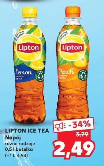 Kaufland Herbata mrożona lemon lipton ice tea oferta