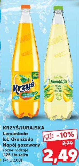 Kaufland Lemoniada cytryna trawa cytrynowa jurajska oferta