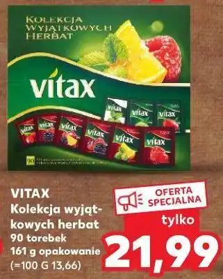 Kaufland Kolekcja wyjątkowych herbat vitax zestaw oferta