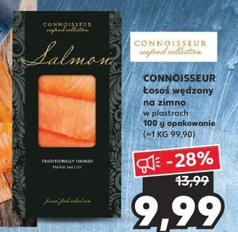 Kaufland Łosoś wędzony plastry connoisseur oferta