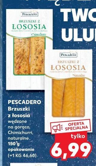 Kaufland Łosoś brzuszki wędzone na gorąco pescadero oferta