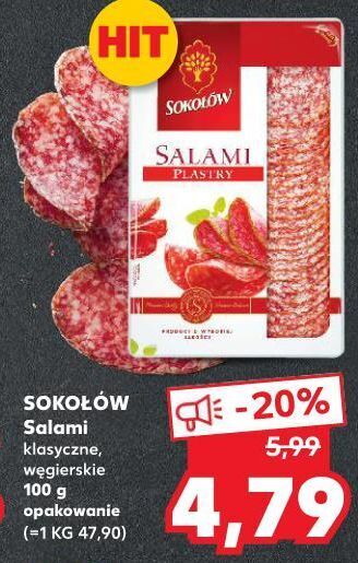 Kaufland Salami węgierskie sokołów oferta