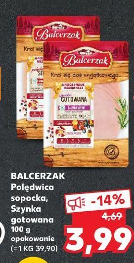 Kaufland Szynka gotowana balcerzak oferta