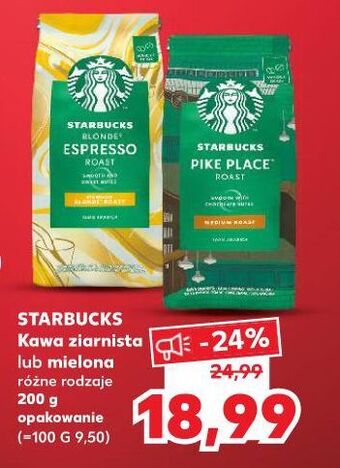 Kaufland Kawa starbucks blonde espresso roast oferta