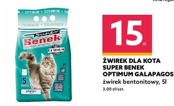 Dealz Żwirek dla kota galapagos super benek oferta