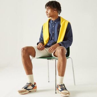 Lacoste Lacoste lniana koszula męska regular fit oferta