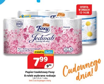 Delfin Foxy Papier toaletowy 8 rolek oferta