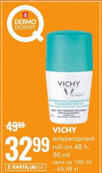 SuperPharm Vichy antyperspirant roll-on 48 h 50 ml oferta