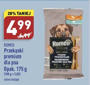 ALDI Przekąska dla psa pałeczki romeo (karma) oferta