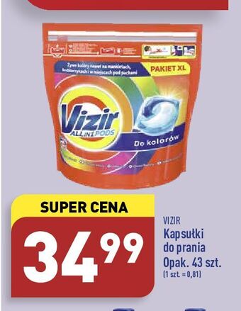 ALDI Kapsułki do prania kolorów vizir all in one pods oferta