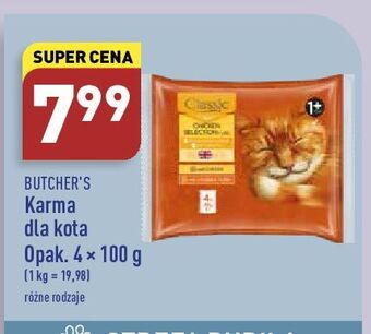 ALDI Karma dla kota z kurczakiem butcher's classic oferta