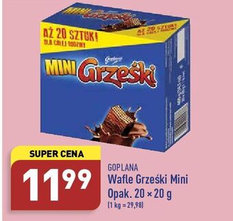 ALDI Wafelek kakaowy grześki mini oferta