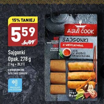 ALDI Sajgonki z wieprzowiną + sos asia cook oferta