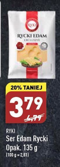 ALDI Ser rycki edam exclusive ryki oferta