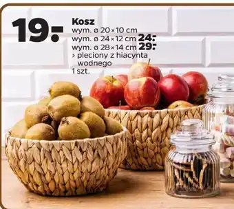 Netto Kosz pleciony z hiacynta wodnego 20 x 10 cm oferta