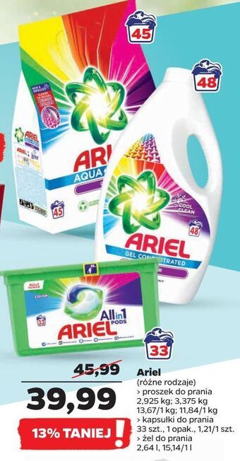 Netto Żel do prania kolorowego ariel oferta