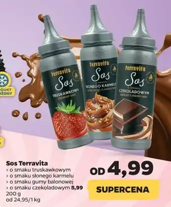 Netto Sos do deserów truskawkowy terravita oferta