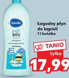 Łagodny płyn do kąpieli bevola baby