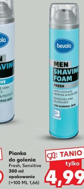 Pianka po goleniu sensitive bevola men