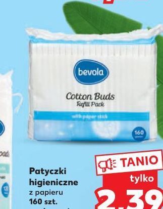 Kaufland Patyczki higieniczne z papieru bevola oferta