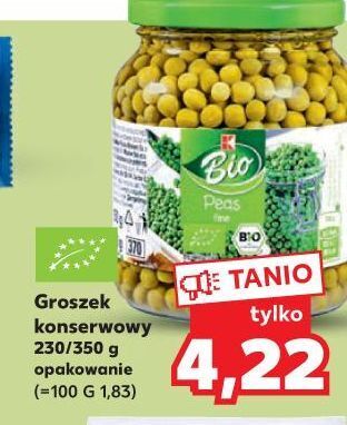 Kaufland Groszek konserwowy k-classic bio oferta