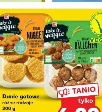 Kaufland Klopsiki wegańskie k-take it veggie oferta