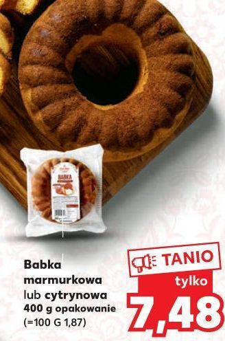Kaufland Babka marmurkowa k-classic stąd takie dobre! oferta