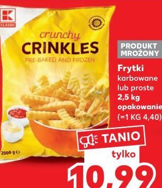 Kaufland Frytki karbowane k-classic oferta