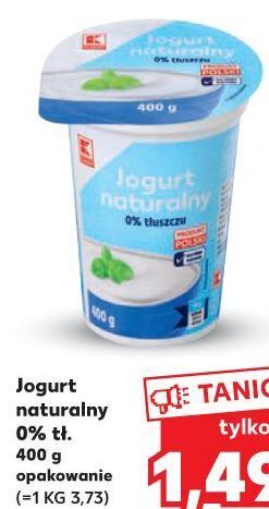 Jogurt naturalny 0% k-classic