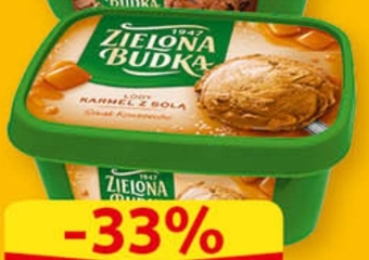 Auchan Zielona budka lody karmel z solą 1000 ml oferta