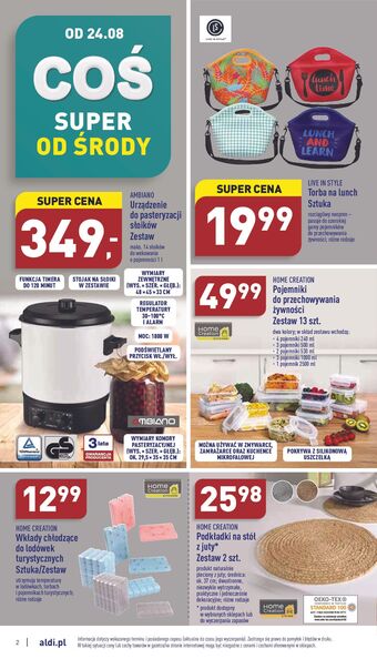 ALDI Torba na lunch live in style oferta