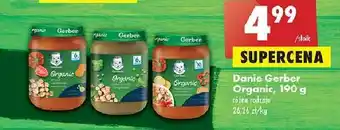 Biedronka Zielone warzywa z indykiem gerber organic oferta