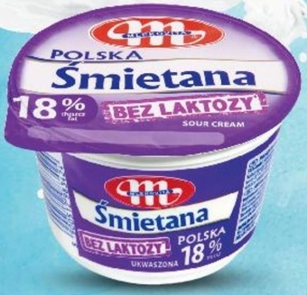 Kaufland Mlekovita śmietana polska bez laktozy 18% 200 g oferta