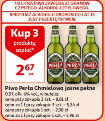 Auchan Piwo perła oferta