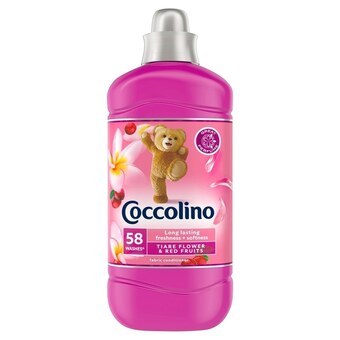 Biedronka Coccolino tiare flower & red fruits płyn do płukania tkanin koncentrat 1450 ml (58 prań) oferta