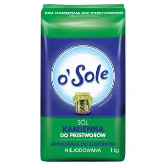 Netto O'sole sól kamienna do przetworów niejodowana 1 kg oferta