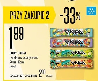 Lody koral