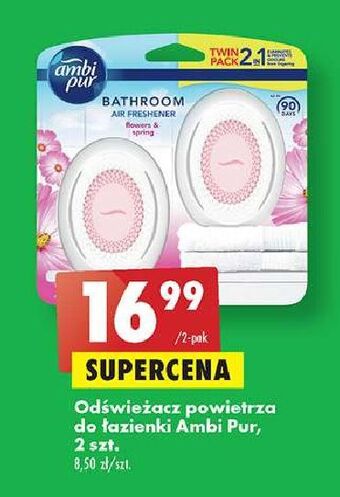 Odświeżacz powietrza flowers & spring ambi pur bathroom