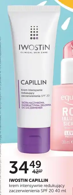 Ziko Dermo Iwostin Capillin krem intensywnie redukujący zaczerwienienie SPF 20 40 ml oferta