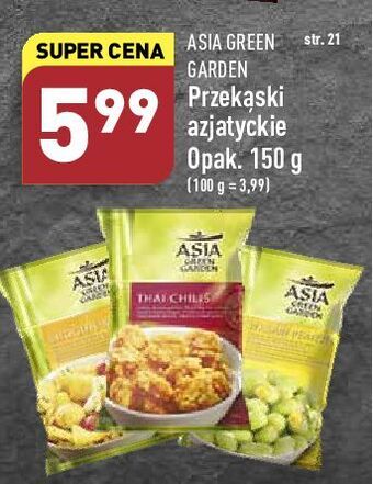 ALDI Chrupki ryżowe thai chilis asia green garden oferta