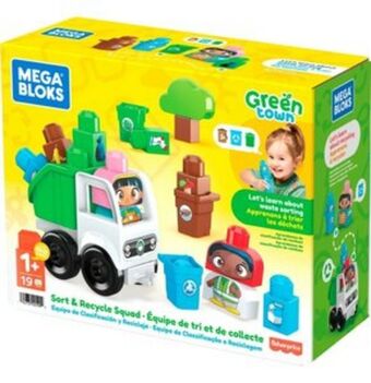 Klocki plastikowe mattel mega bloks eko śmieciarka hdl06