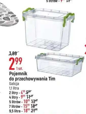 E.Leclerc Pojemnik do przechowywania tim 9.5 l galicja oferta