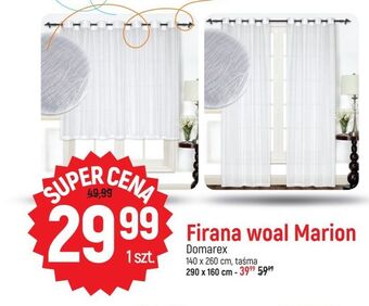 E.Leclerc Firana marion woal 260 x 140 cm domarex oferta