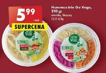 Biedronka Hummus trio klasyczny govege oferta