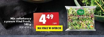 Biedronka Mix sałat z porem vital fresh oferta