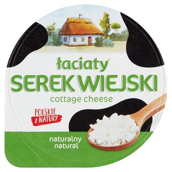 Społem Łaciaty serek wiejski naturalny 200 g oferta