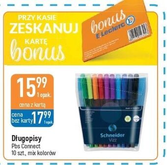 E.Leclerc Długopisy kolorowe schneider oferta